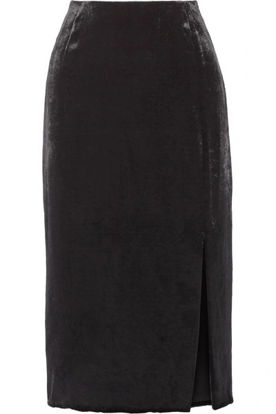 Jason Wu Velvet Midi Skirt