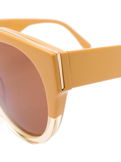 Shop Marni Driver Sunglasses In Yellow
