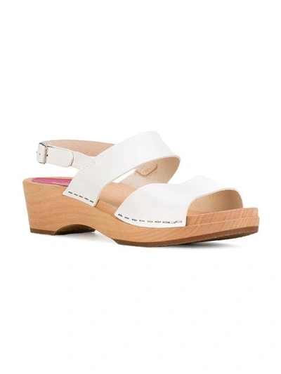 Shop Swedish Hasbeens 'helena' Sandalen In White