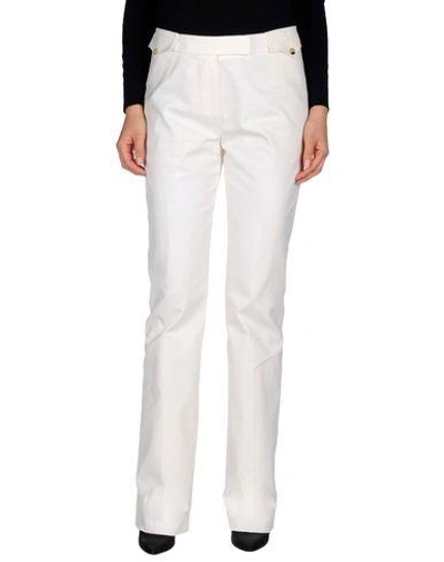Saint Laurent Casual Trousers In Ivory