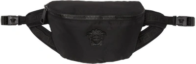 Shop Versace Black Nylon Medusa Waist Bag