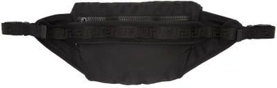 Shop Versace Black Nylon Medusa Waist Bag