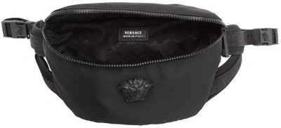 Shop Versace Black Nylon Medusa Waist Bag