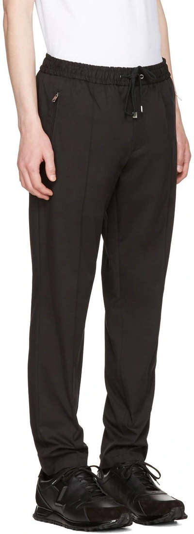 Shop Dolce & Gabbana Black Tapered Trousers