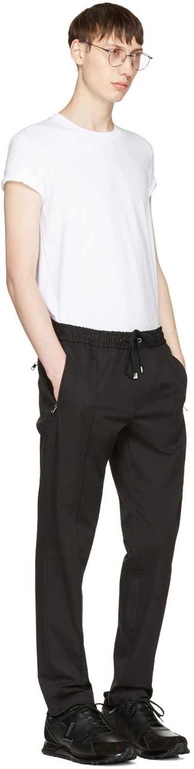 Shop Dolce & Gabbana Black Tapered Trousers