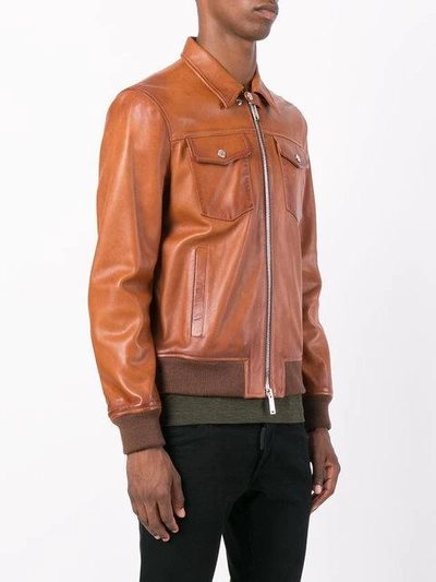 Shop Dsquared2 Biker Bomber Jacket