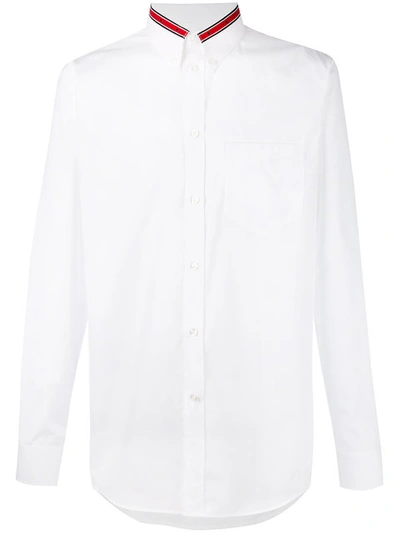 Givenchy Contemporary-fit Single-cuff Cotton Shirt In Bianco