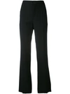 CHLOÉ CHLOÉ FITTED FLARED TROUSERS - BLACK,17APA0917A23712116964