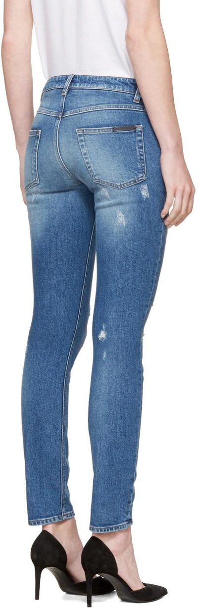 Shop Dolce & Gabbana Blue Pretty Fit Jeans