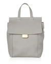 WHISTLES Pimlico Leather Backpack,2532916PALEGRAY/GOLD