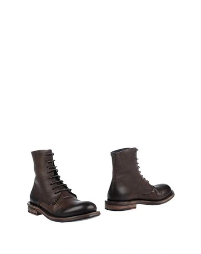 Marsèll Ankle Boots In Dark Brown