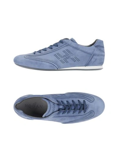 Hogan Sneakers In Slate Blue