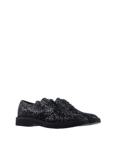 Shop Giuseppe Zanotti Lace-up Shoes In Black