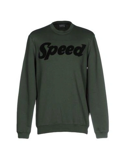 Shop Markus Lupfer Sweatshirts In Emerald Green