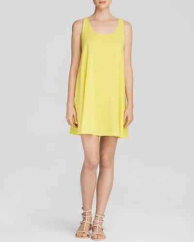 Alice And Olivia Bloomingdale's Exclusive Estelle Dress In Lemon