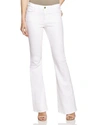 FRAME Le High Flare Jeans in Blanc,1567845BLANC