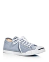CONVERSE Women's Jack Purcell Low Profile Lace Up Sneakers,2587815BLUEGRANITE