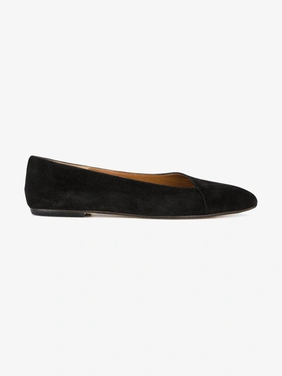 Shop Atp Atelier Dafne Ballerinas In Black