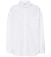BALENCIAGA Cotton elongated collar shirt