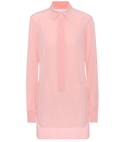 Victoria Beckham Silk Blouse In Pink