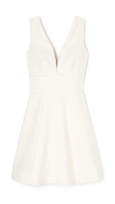 Shop Cinq À Sept Aurora Dress In Ivory