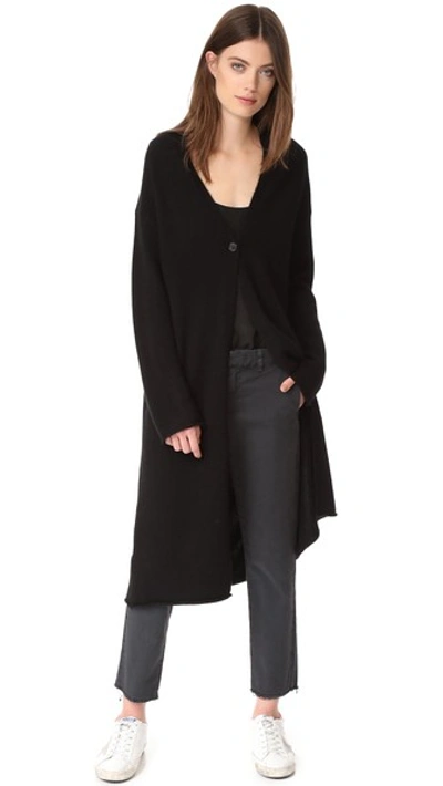Nili Lotan Clarissa V-neck Cashmere Cardigan In Black