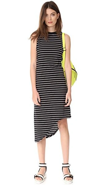 Shop The Fifth Label Nothing To Chance Dress In Black/white Stripe