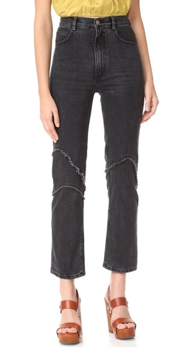 Rachel Comey Ticklers Jeans In Washed Black
