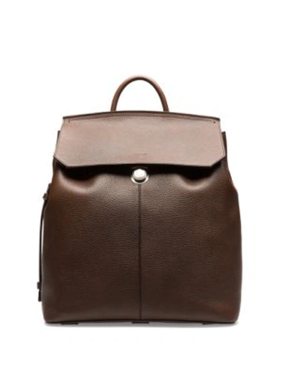 Shop Bally Abbot Backpack In Dark Tan