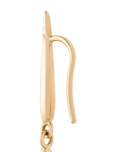 Shop Anapsara 18kt Gold Dragonfly Earring In Yellow
