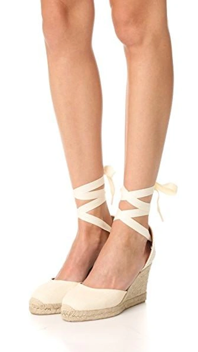 Shop Soludos Tall Wedge Espadrilles In Blush