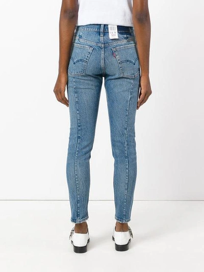 Levi's Levis Blue Altered 501 Skinny Jeans In Moody Blues | ModeSens