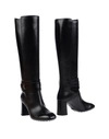 TOD'S TOD'S WOMAN KNEE BOOTS BLACK SIZE 6.5 SOFT LEATHER,11280214XM 11