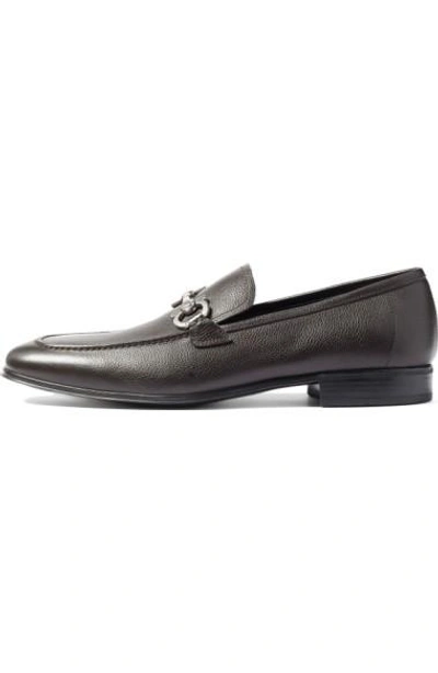 Shop Ferragamo Flori 2 Bit Loafer In Hickory