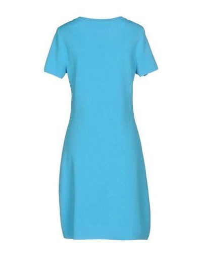 Shop Jeremy Scott Short Dress In Azure