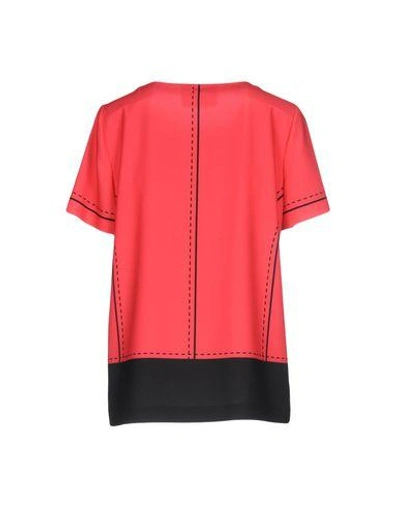 Shop Boutique Moschino Blouse In Red