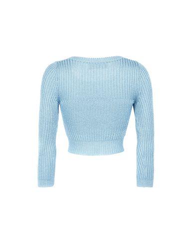 Jeremy Scott Cable Knit Cropped Jumper In Sky Blue | ModeSens