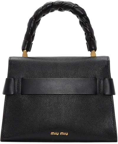 Shop Miu Miu Black Click Bag