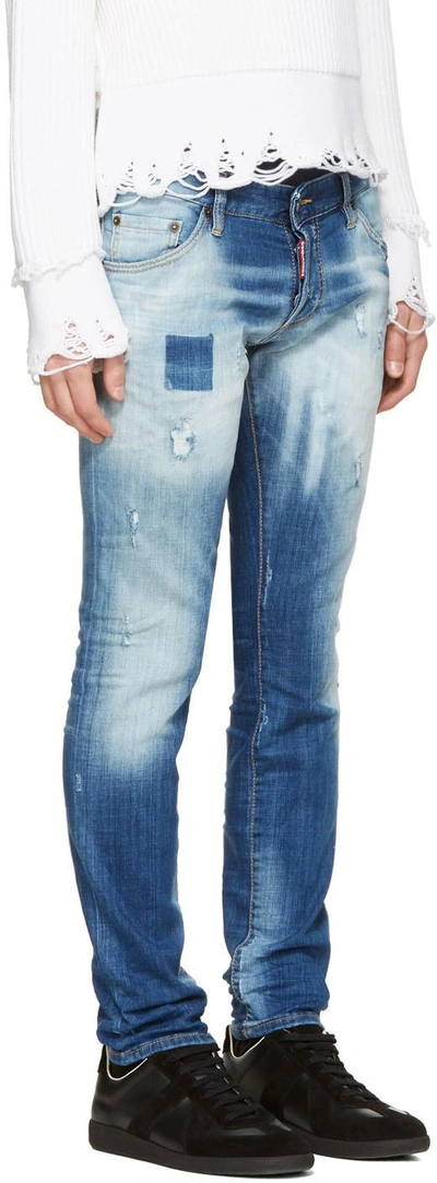 Dsquared2 Blue Regular Clement Jeans In Denim | ModeSens