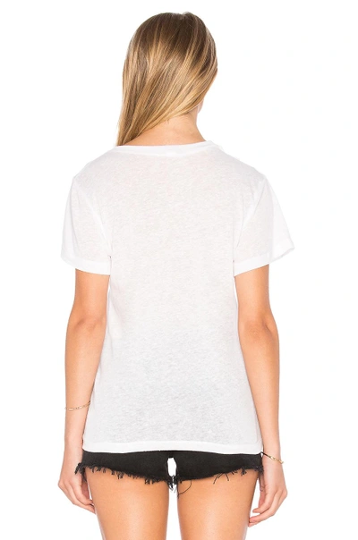 Shop Lna Double Cut Tee In White