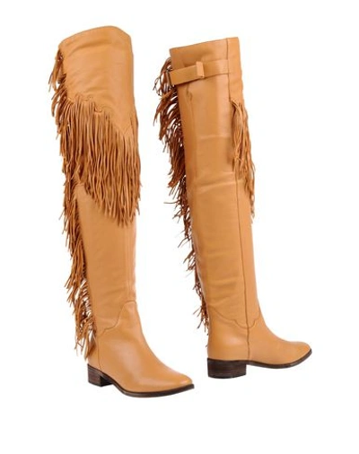 See By Chloé Knee Boots In Tan