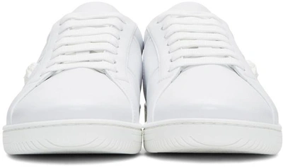 Shop Versace White Medusa Sneakers In Dbcfb White