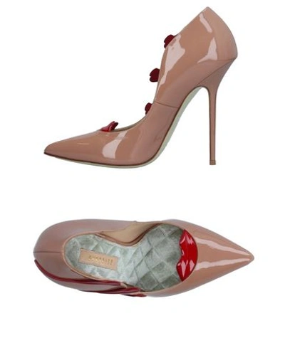 Giannico Pump In Pale Pink
