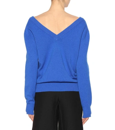 Shop Victoria Beckham Wool Sweater In Blue