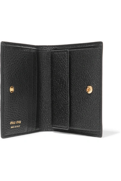 Miu Miu Textured-leather Wallet | ModeSens