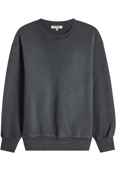 Yeezy Cotton Sweatshirt In Black