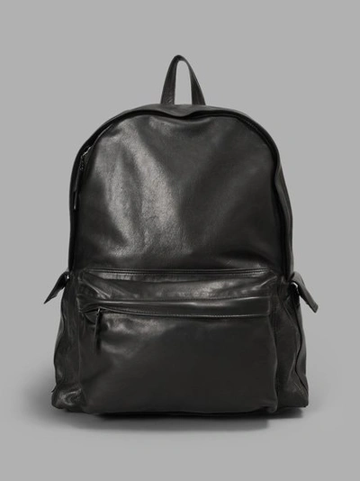 Ann Demeulemeester Ann Demeulemester Black Leather Backpack