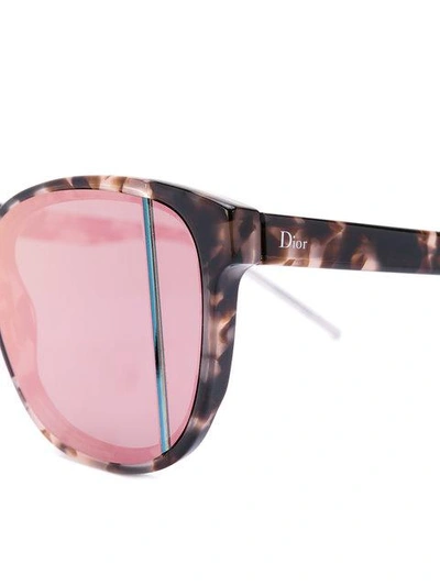 Shop Dior Step Sunglasses In Brown