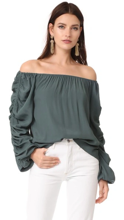 Mlm Label Atlantic Off The Shoulder Top In Hydra