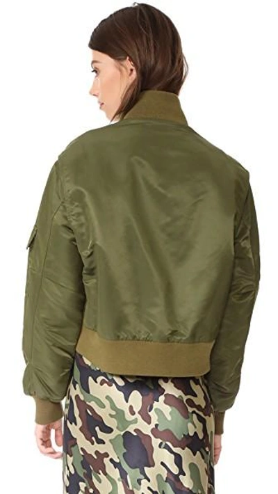 Shop Nili Lotan Mcguire Jacket In Army Green